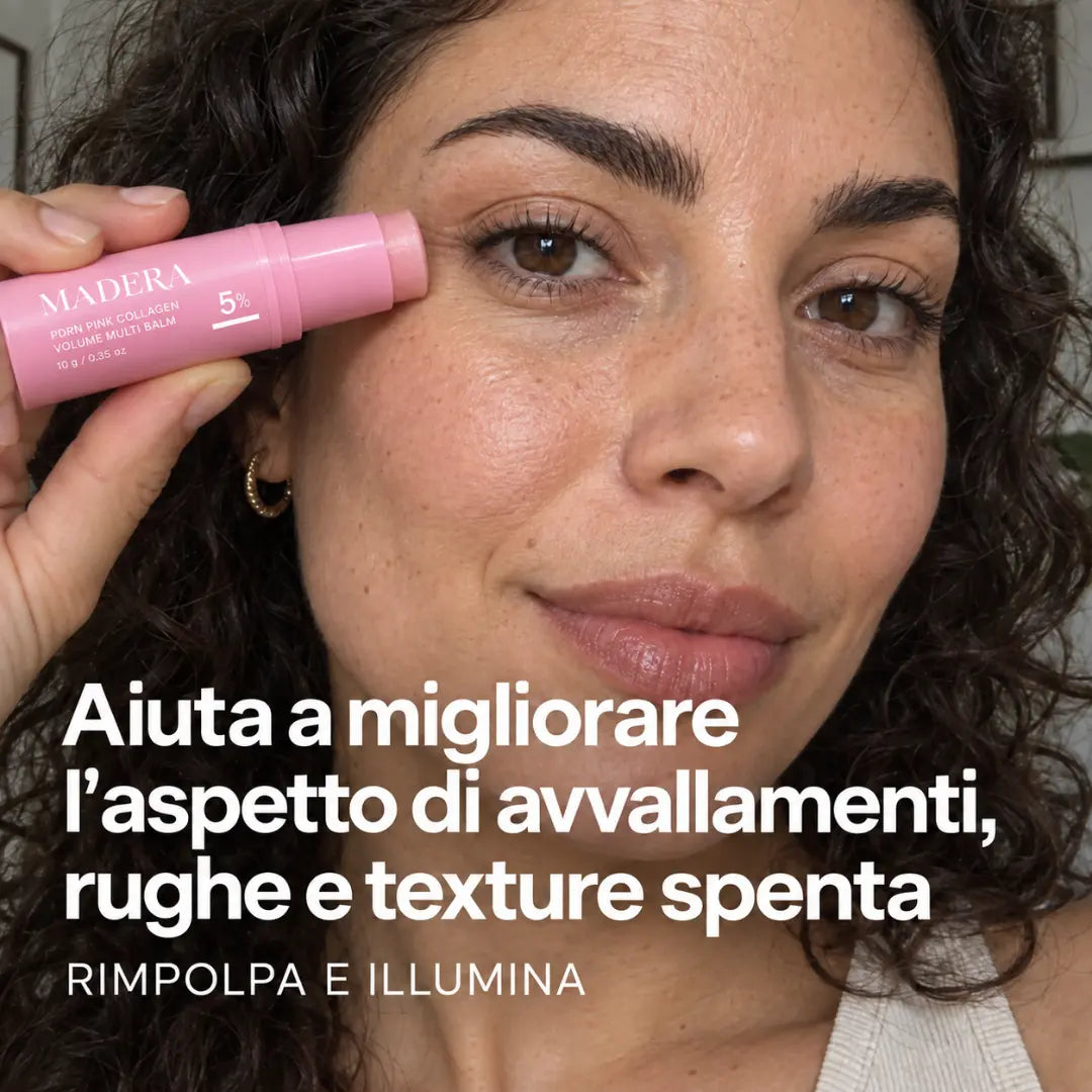 Madera – Stick Viso PDRN & Collagene per una Pelle più Liscia e Rimpolpata