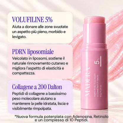 Madera – Stick Viso PDRN & Collagene per una Pelle più Liscia e Rimpolpata