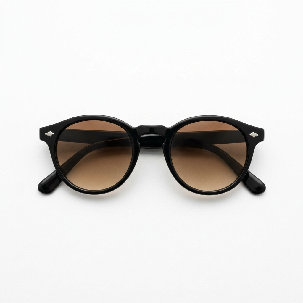 Madera Classic Espresso Brown sunglasses top-down view