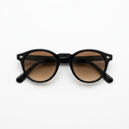 Madera Classic Espresso Brown sunglasses top-down view