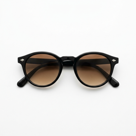 Madera Classic Espresso Brown sunglasses top-down view