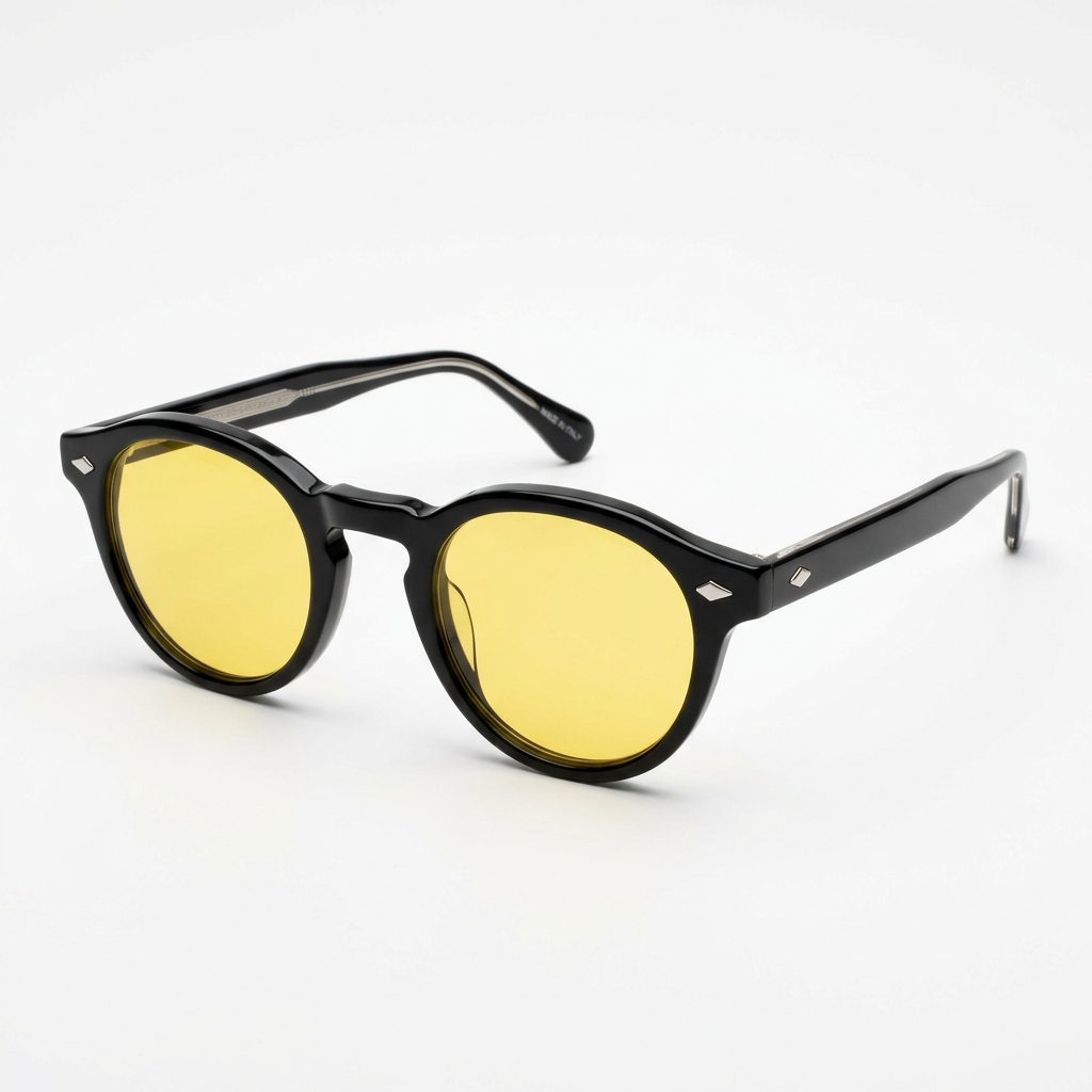 Madera Classic Amber Honey sunglasses three-quarter angle view