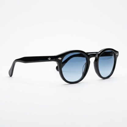 Madera Classic Ocean Blue sunglasses three-quarter angle view